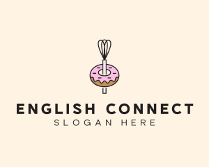 Donut Dessert Kitchenware logo design