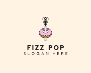 Donut Dessert Kitchenware logo design