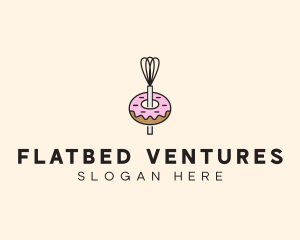 Donut Dessert Kitchenware logo design