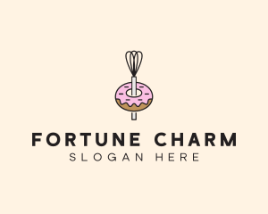 Donut Dessert Kitchenware logo design