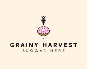 Donut Dessert Kitchenware logo design