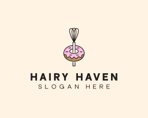 Donut Dessert Kitchenware logo design