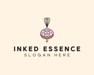 Donut Dessert Kitchenware logo design