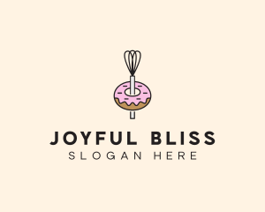 Donut Dessert Kitchenware logo design