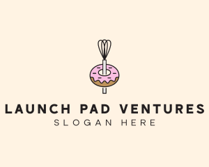 Donut Dessert Kitchenware logo design