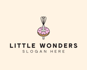 Donut Dessert Kitchenware logo design