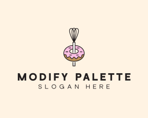 Donut Dessert Kitchenware logo design