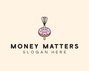 Donut Dessert Kitchenware logo design