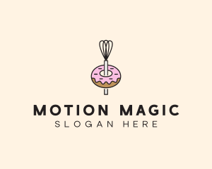 Donut Dessert Kitchenware logo design