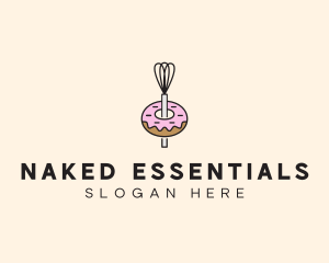 Donut Dessert Kitchenware logo design