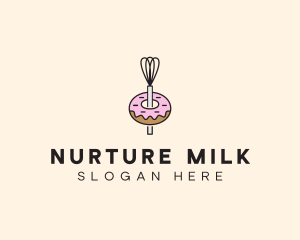 Donut Dessert Kitchenware logo design