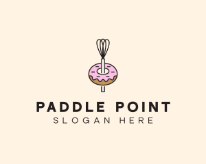 Donut Dessert Kitchenware logo design