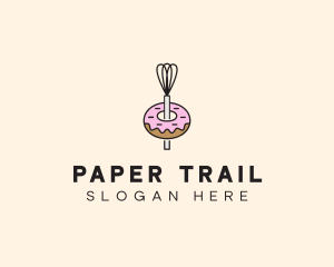 Donut Dessert Kitchenware logo design