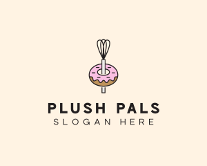 Donut Dessert Kitchenware logo design