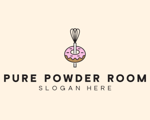 Donut Dessert Kitchenware logo design