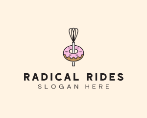 Donut Dessert Kitchenware logo design