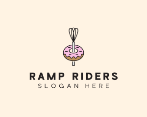 Donut Dessert Kitchenware logo design