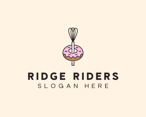 Donut Dessert Kitchenware logo design