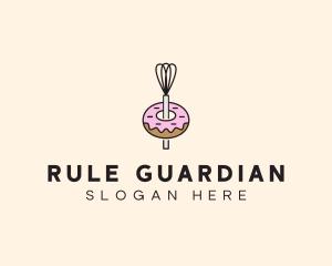 Donut Dessert Kitchenware logo design