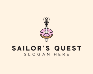 Donut Dessert Kitchenware logo design