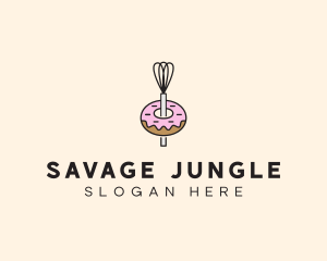 Donut Dessert Kitchenware logo design