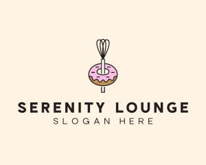 Donut Dessert Kitchenware logo design