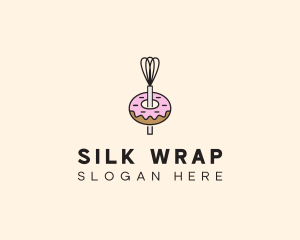 Donut Dessert Kitchenware logo design