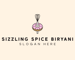 Donut Dessert Kitchenware logo design