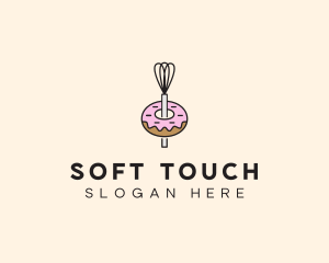 Donut Dessert Kitchenware logo design