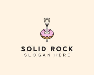 Donut Dessert Kitchenware logo design