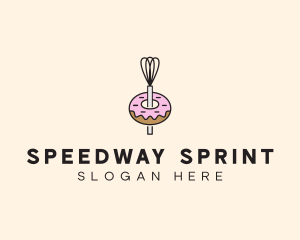 Donut Dessert Kitchenware logo design