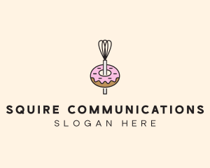 Donut Dessert Kitchenware logo design