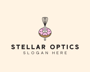 Donut Dessert Kitchenware logo design