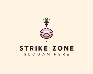 Donut Dessert Kitchenware logo design