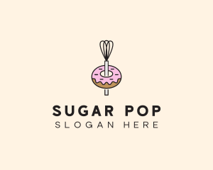 Donut Dessert Kitchenware logo design