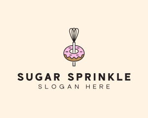 Donut Dessert Kitchenware logo design