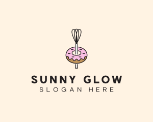 Donut Dessert Kitchenware logo design