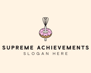 Donut Dessert Kitchenware logo design