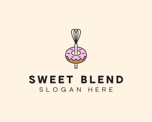 Donut Dessert Kitchenware logo design