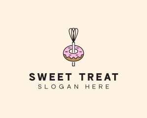 Donut Dessert Kitchenware logo design