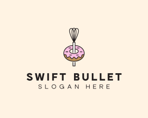 Donut Dessert Kitchenware logo design