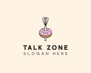 Donut Dessert Kitchenware logo design