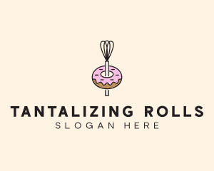 Donut Dessert Kitchenware logo design