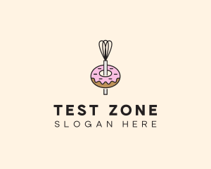 Donut Dessert Kitchenware logo design