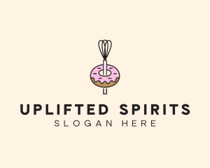 Donut Dessert Kitchenware logo design