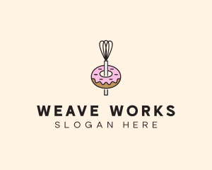 Donut Dessert Kitchenware logo design