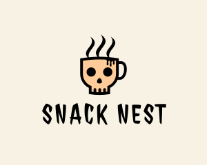 Skeleton Coffee Bar  logo design