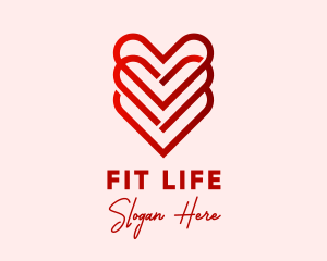 Triple Heart Valentine logo