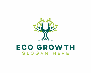 People Tree Eco logo design