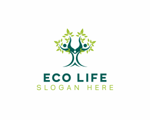 People Tree Eco logo design